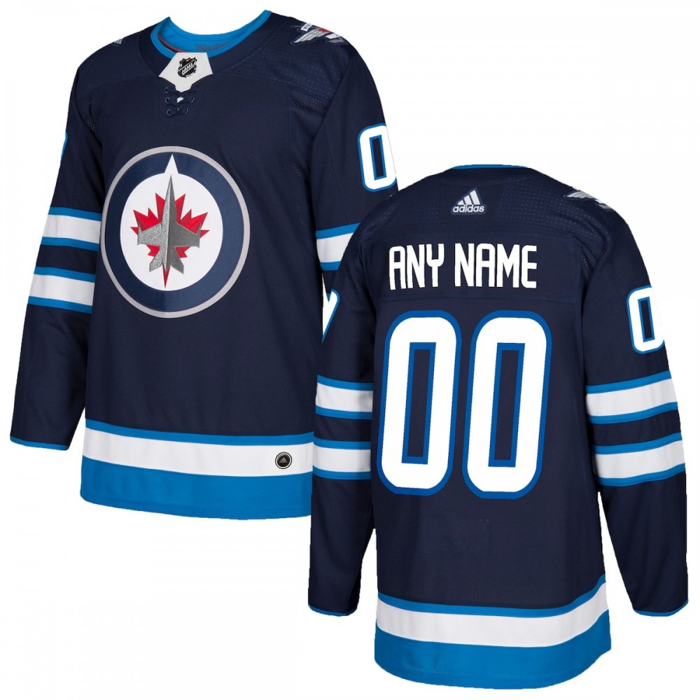 Winnipeg Jets adidas Authentic Custom Jersey - Navy-Pro Kit Vault | Brand New 26/27 Sports Jerseys
